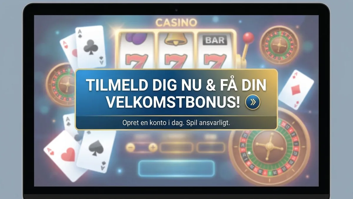 Tilmeld dig med bonus